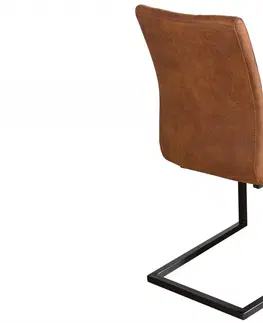 Židle Jídelní židle 2 ks FOBOS Dekorhome Šedohnědá taupe