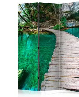 Paravány Paraván Plitvice Lakes National Park Croatia Dekorhome 135x172 cm (3-dílný)