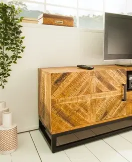 TV stolky LuxD Designový TV stolek Allen 160 cm, mango