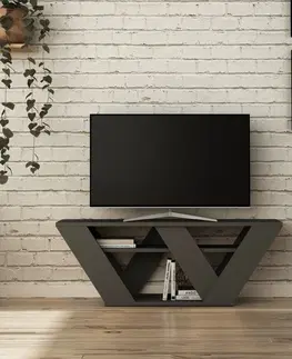 Televizní stolky Televizní stolek PIPRALLA antracit