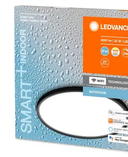 Inteligentní stropní svítidla LEDVANCE SMART+ LEDVANCE SMART+ WiFi Orbis Disc, černá, Ø 50 cm