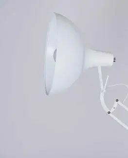 Industriální stojací lampy Azzardo GUNNAR stojací lampa 1x E27 50W bez zdroje 165cm IP20, bílá
