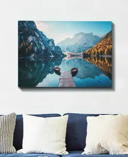 Obrazy Wallity Obraz LAKE IN THE MOUNTAINS 70 x 100 cm