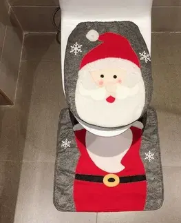 Koupelnové předložky Tutumi Vánoční koupelnová sada Mikuláš vícebarevná