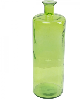 Skleněné vázy KARE Design Skleněná váza Tutti Green 75cm