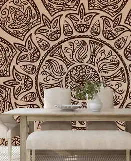 Samolepící tapety Samolepící tapeta Mandala s abstraktním lidovým vzorem