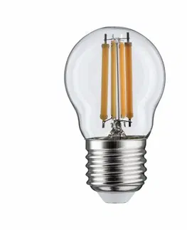 LED žárovky PAULMANN LED kapka 6,5 W E27 čirá teplá bílá stmívatelné 286.55 P 28655