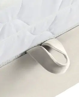 Manželské postele Kontinentální Postel Magic, 140x200cm,béžová