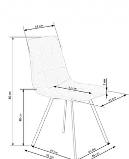 Židle Jídelní židle K402 Halmar Béžová