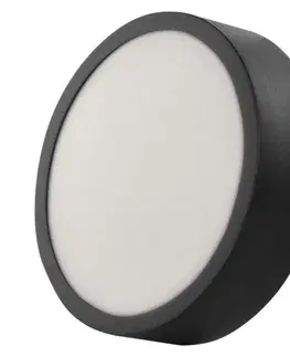 LED stropní svítidla EMOS LED svítidlo NEXXO černé, 17 cm, 12,5 W, teplá/neutrální bílá ZM5333