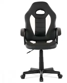 Dětské stoly a židle Dětská kancelářská židle KA-Z107 Autronic Bílá