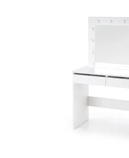Ložnicové sestavy Expedo Toaletní stolek MAKE, 94x140x43, bílá