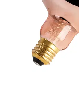 Zarovky E27 stmívatelná LED lampa G125 růžová 4W 70 lm 1800K
