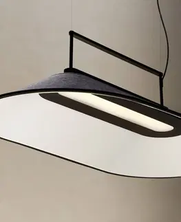 Závěsná světla LEDS-C4 Grok Shoemaker LED závěsné, CCT ovál antracit
