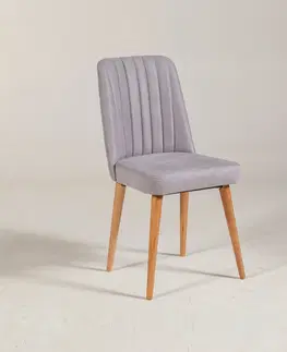Židle Hanah Home Jídelní židle VINA šedá/atlantic