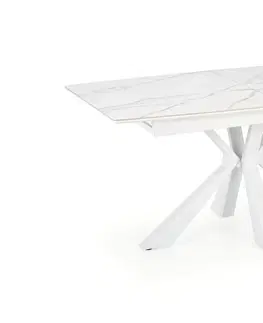 Jídelní stoly HALMAR Rozkládací jídelní stůl Vivaldi bílý