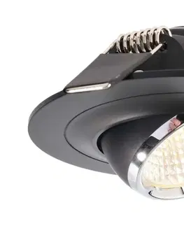LED podhledová svítidla Light Impressions Deko-Light stropní vestavné svítidlo Saturn 17-18V DC 7,00 W 2700 K 700 lm černá 565201