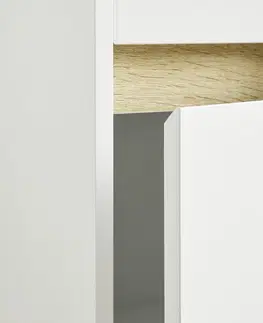 Skříňky do koupelny Skříňka Massimo Bílá/borovice