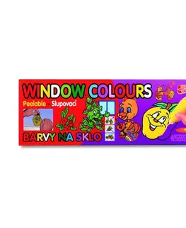 Hračky KOH-I-NOOR - Barva na sklo sada, 10ks