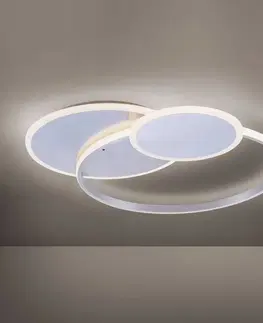 Stropní svítidla Paul Neuhaus LED stropní světlo Emilio dálkový ovladač, kulaté