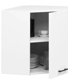 Kuchyňské dolní skříňky Ak furniture Kuchyňská skříňka Olivie W 60/60 cm cm bílá - závěsná rohová
