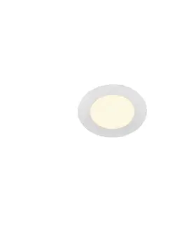 LED podhledová svítidla SLV BIG WHITE SENSER 12 Indoor, stropní vestavné LED svítidlo kruhové, bílé, 3000K 1003008