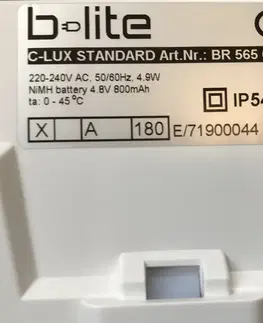 Nouzové osvětlení B-Safety LED nouzové osvětlení C-Lux Standard
