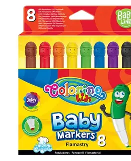 Hračky PATIO - Colorino fixy Baby Line 8 barev