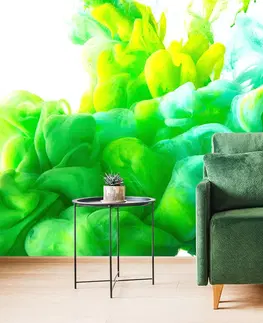 Samolepící tapety Samolepící tapeta inkoust v zelených odstínech