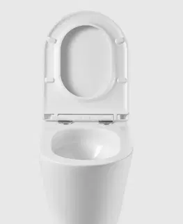 Záchody GEBERIT DuofixBasic s bílým tlačítkem DELTA21 + WC INVENA LIMNOS WITH SOFT, včetně soft/close sedátka 458.103.00.1 21BI LI1