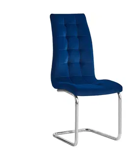 Židle Jídelní židle SALOMA NEW Tempo Kondela Modrá