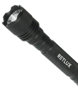 Svítilny Retlux RPL 114 Ruční LED svítilna na D baterie, dosvit 100 m, výdrž 168 h