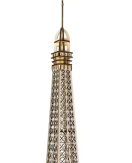 3D puzzle Woodcraft construction kit Dřevěné 3D puzzle Eiffelova věž velká