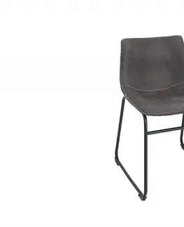 Židle Jídelní židle 2 ks DANAÉ Dekorhome Šedá