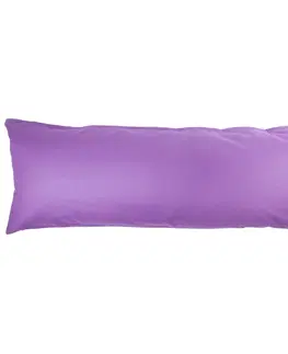 Povlečení 4Home Povlak na Relaxační polštář Náhradní manžel tmavě fialová, 55 x 180 cm