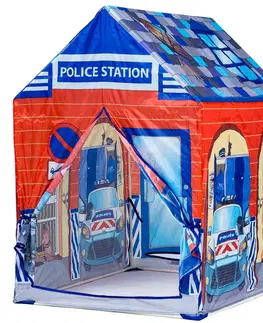 Hračky pro kluky IPLAY Dětský stan Policejní stanice EcoToys