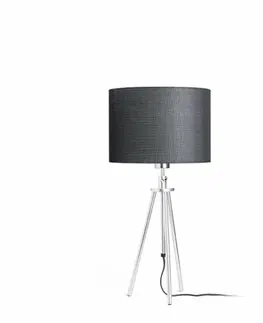Lampy na noční stolek RED - DESIGN RENDL RENDL GARDETTE stolní černá hliník 230V E27 42W R12488