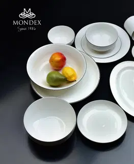 Mísy a misky Affekdesign Porcelánová mísa SIMPLE bílá