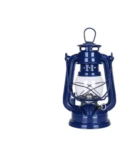 Zahradní lampy Brilagi Brilagi - Petrolejová lampa LANTERN 19 cm tmavě modrá 