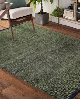 Moderní koberce Zelený moderní koberec do každého pokoje