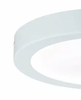 Klasická stropní svítidla PAULMANN LED Panel Abia kruhové 300mm 4000K bílá