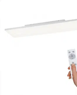 LED stropní svítidla LEUCHTEN DIREKT is JUST LIGHT LED panel svítidlo hranaté v bílé s nastavitelnou teplotou barvy, funkcí stmívání a bezrámečkovým designem 2700-5000K