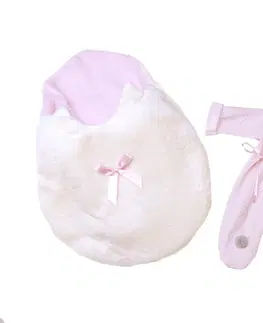 Hračky panenky LLORENS - M843-20 obleček pro panenku miminko NEW BORN velikosti 43-44 cm