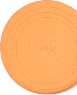 Hry na zahradu Bigjigs Toys Frisbee APRICOT oranžové