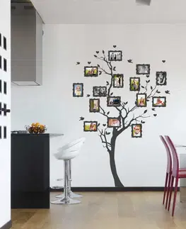 Samolepky na zeď Samolepka na zdi ve vlastní barvě - Strom s fotkami 10x15cm