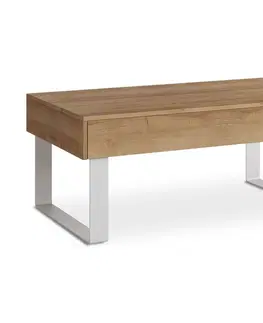 Konferenční stoly Konsimo Sp. z o.o. Sp. k. Konferenční stolek PAVO 45x110 cm hnědá 