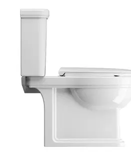Záchody GSI CLASSIC WC mísa kombi spodní/zadní odpad, bílá ExtraGlaze 871711