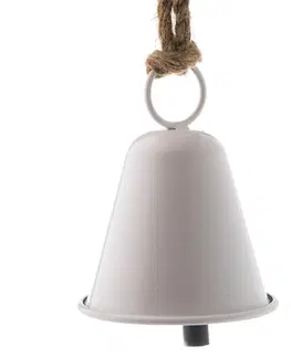 Domovní alarmy Kovový zvonek Ringle bílá, 9,5 x 12 cm