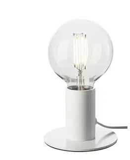 Industriální stolní lampy SLV BIG WHITE Vnitřní stolní lampa FITU TL bílá, E27, max. 10W 1001677