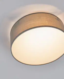 Stropní svítidla Smartwares Šedé textilní stropní světlo Ceiling Dream 30 cm